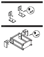 Предварительный просмотр 5 страницы Kitchen Stuff Plus CATANIA CONSOLE TABLE WITH DRAWER Assembly Instructions Manual