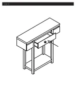 Предварительный просмотр 8 страницы Kitchen Stuff Plus CATANIA CONSOLE TABLE WITH DRAWER Assembly Instructions Manual