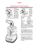 Preview for 14 page of KitchenAid 11 Cup Models Instructions Manual