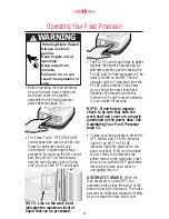 Preview for 16 page of KitchenAid 11 Cup Models Instructions Manual