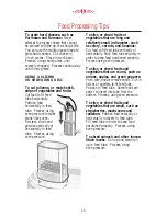 Preview for 20 page of KitchenAid 11 Cup Models Instructions Manual