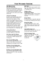 Предварительный просмотр 9 страницы KitchenAid 12 CUP KFP750 Instructions Manual