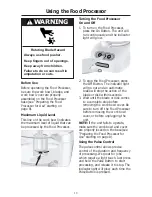 Preview for 12 page of KitchenAid 12 CUP KFP750 Instructions Manual