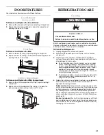 Preview for 21 page of KitchenAid 12828153 Use And Care Manual