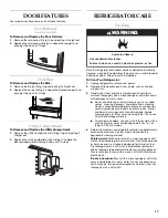 Предварительный просмотр 17 страницы KitchenAid 12828154 Use And Care Manual