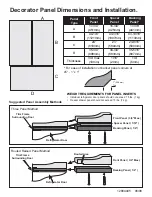 Preview for 1 page of KitchenAid 12884405 Dimensions And Installation