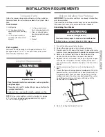 Preview for 3 page of KitchenAid 15.5" (39.4 cm) Washer/Dryer Pedestal Installation Instructions Manual