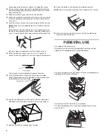 Preview for 6 page of KitchenAid 15.5" (39.4 cm) Washer/Dryer Pedestal Installation Instructions Manual