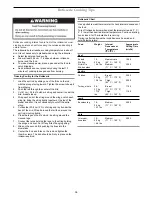 Preview for 38 page of KitchenAid 1900645 Installation Instructions And Use & Care Manual