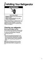 Preview for 5 page of KitchenAid 20' Freestanding/built-in side by side Refrigerator Use And Care Manual