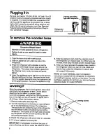 Preview for 6 page of KitchenAid 20' Freestanding/built-in side by side Refrigerator Use And Care Manual