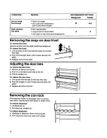 Preview for 12 page of KitchenAid 20' Freestanding/built-in side by side Refrigerator Use And Care Manual