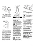 Предварительный просмотр 11 страницы KitchenAid 2000491 Installation Instructions Manual