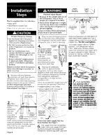 Preview for 8 page of KitchenAid 2004022 Installation Instructions Manual