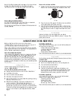 Preview for 10 page of KitchenAid 2005 Installation Instructions And Use And Care Manual