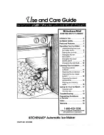 Preview for 1 page of KitchenAid 2181092 Use And Care Manual