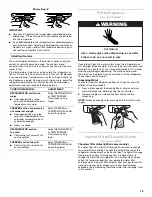 Preview for 13 page of KitchenAid 2225409 Use & Care Manual