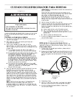 Preview for 17 page of KitchenAid 2300276B Use And Care Manual