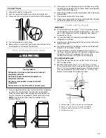 Предварительный просмотр 17 страницы KitchenAid 2307890A Installation Manual