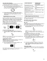 Preview for 13 page of KitchenAid 2308307 Use And Care Manual