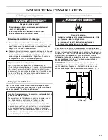 Preview for 31 page of KitchenAid 2308307 Use And Care Manual