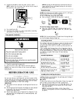 Preview for 5 page of KitchenAid 2308392 Use & Care Manual