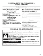 Preview for 15 page of KitchenAid 2308392 Use & Care Manual