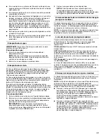 Preview for 21 page of KitchenAid 2308392 Use & Care Manual