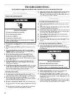 Preview for 12 page of KitchenAid 2313684A Use & Care Manual