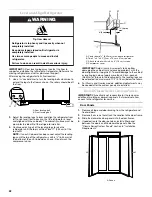 Предварительный просмотр 22 страницы KitchenAid 2316565B Installation Manual