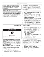 Preview for 6 page of KitchenAid 2318583 Use And Care Manual