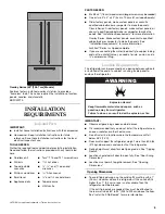 Preview for 5 page of KitchenAid 2320680B Installation Manual