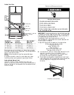 Preview for 4 page of KitchenAid 24" (61 cm) Warming Drawer Installation Instructions Manual