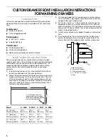 Preview for 6 page of KitchenAid 24" (61 cm) Warming Drawer Installation Instructions Manual