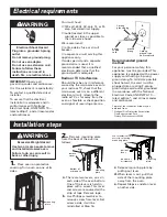 Предварительный просмотр 4 страницы KitchenAid 24" Above-the-Counter Microwave Oven Installation Instructions Manual