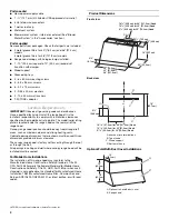 Preview for 4 page of KitchenAid 30" (76.2 CM) COMMERCIAL STYLE WALL-MOUNT CANOPY RANGE HOOD Installation Instructions And Use And Care Manual