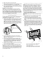 Preview for 8 page of KitchenAid 30" (76.2 CM) COMMERCIAL STYLE WALL-MOUNT CANOPY RANGE HOOD Installation Instructions And Use And Care Manual