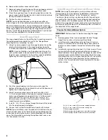 Предварительный просмотр 8 страницы KitchenAid 30" (76.2 CM) COMMERCIAL STYLE WALL-MOUNT CANOPY RANGE HOOD Installation Instructions And Use And Care Manual