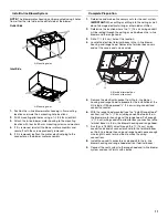 Предварительный просмотр 11 страницы KitchenAid 30" (76.2 CM) COMMERCIAL STYLE WALL-MOUNT CANOPY RANGE HOOD Installation Instructions And Use And Care Manual