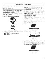 Preview for 15 page of KitchenAid 30" (76.2 CM) COMMERCIAL STYLE WALL-MOUNT CANOPY RANGE HOOD Installation Instructions And Use And Care Manual