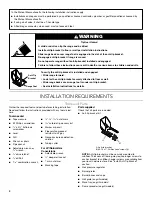 Preview for 4 page of KitchenAid 30" (76.2 CM) GAS BUILT-IN COOKTOP Installation Instructions Manual