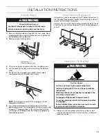 Preview for 11 page of KitchenAid 30" (76.2 CM) GAS BUILT-IN COOKTOP Installation Instructions Manual