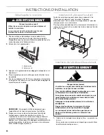 Preview for 40 page of KitchenAid 30" (76.2 CM) GAS BUILT-IN COOKTOP Installation Instructions Manual