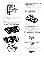 Preview for 10 page of KitchenAid 30" (76.2 CM) RANGE HOOD Installation Instructions And Use & Care Manual