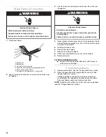 Preview for 12 page of KitchenAid 30" (76.2 CM) RANGE HOOD Installation Instructions And Use & Care Manual