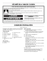 Предварительный просмотр 11 страницы KitchenAid 30" (76.2 CM) WALL-MOUNT CANOPY RANGE HOOD Installation Instructions Manual