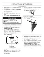 Предварительный просмотр 7 страницы KitchenAid 30" Installation Instructions And Use And Care Manual