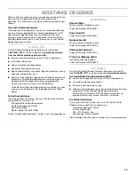 Preview for 15 page of KitchenAid 30" Installation Instructions And Use And Care Manual