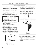 Предварительный просмотр 22 страницы KitchenAid 30" Installation Instructions And Use And Care Manual