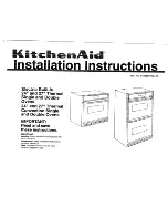 Preview for 1 page of KitchenAid 3183659 Installation Instruction